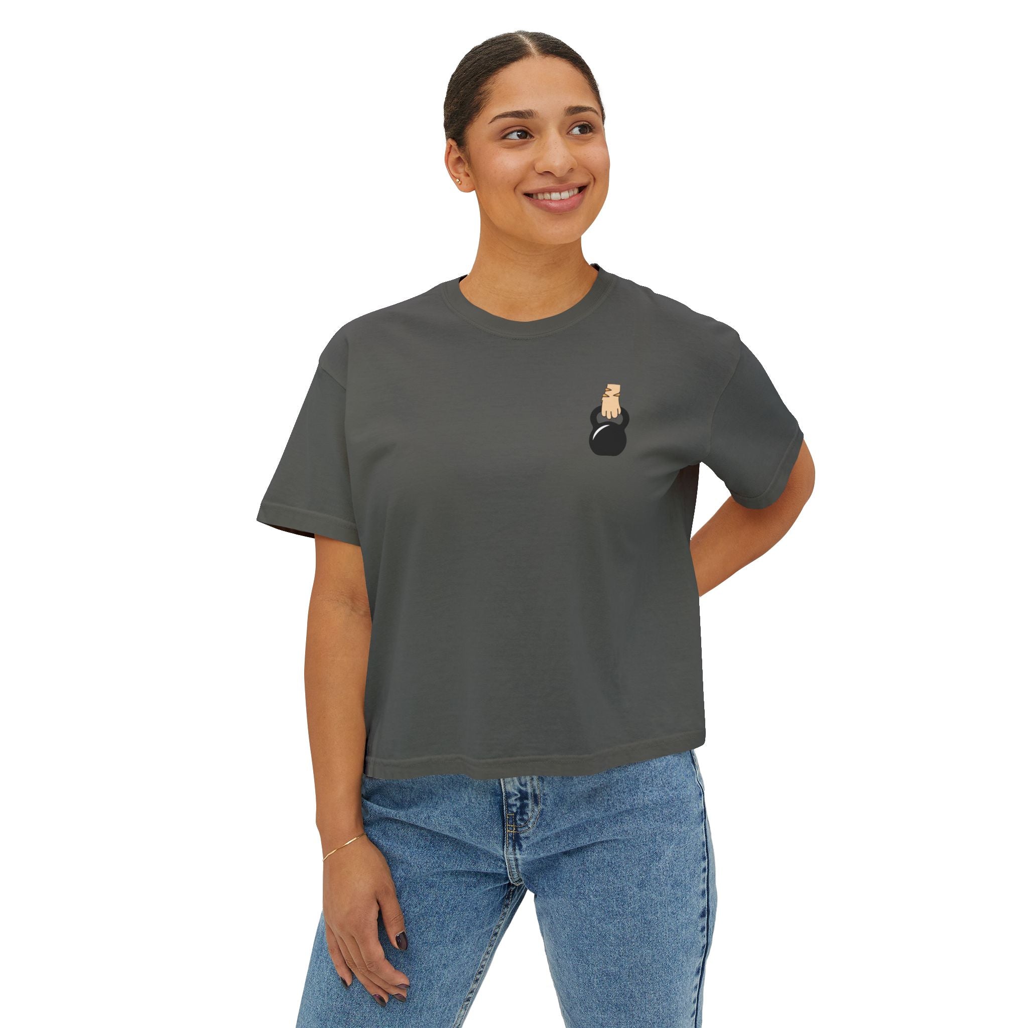 Sweet Pea Purr-fection Women's Boxy Tee