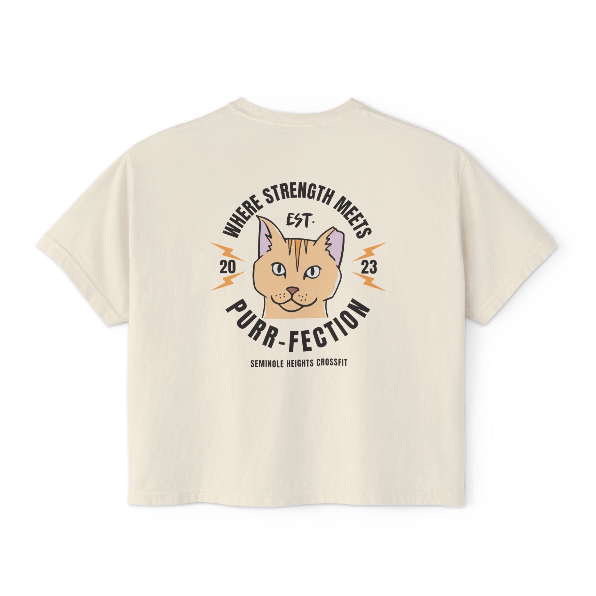 Sweet Pea Purr-fection Women's Boxy Tee