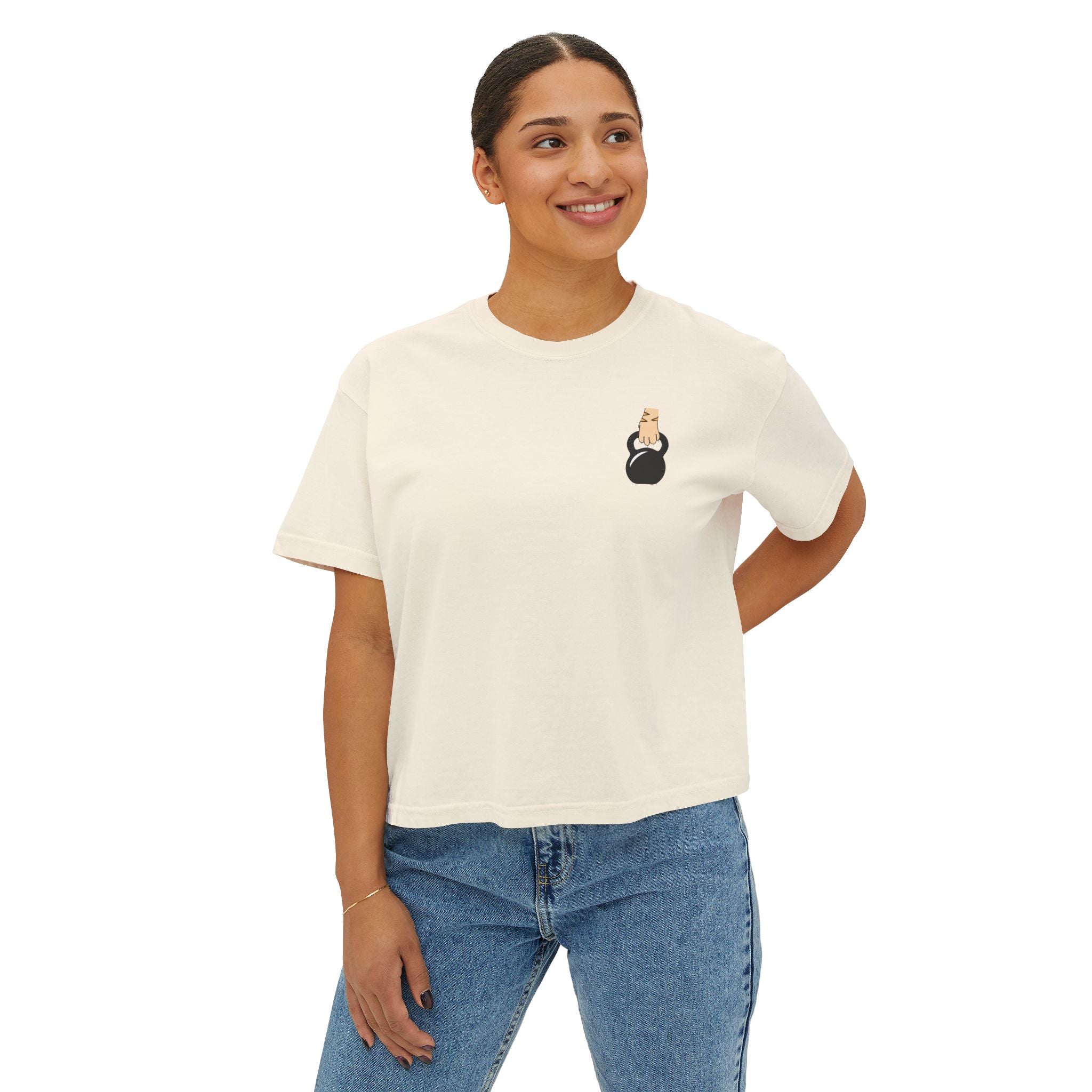 Sweet Pea Purr-fection Women's Boxy Tee