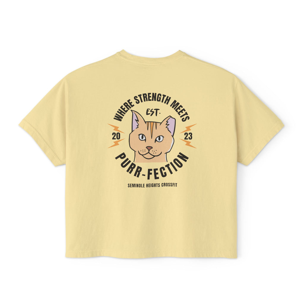 Sweet Pea Purr-fection Women's Boxy Tee